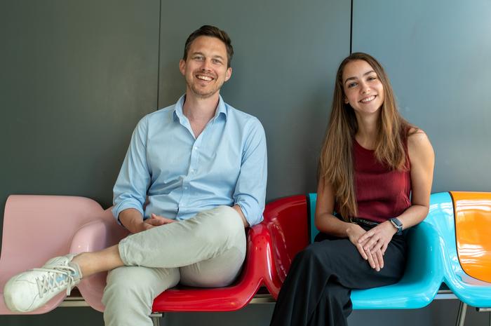 First author Natalie Scholes and senior author Georg Winter