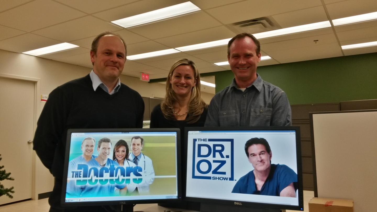Mike Kolber, Christina Korownyck and Mike Allan, University of Alberta