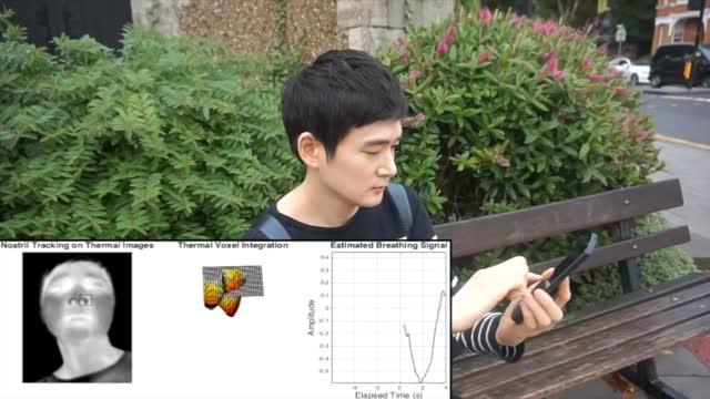 Mobile Thermal Imaging Tracks Breathing