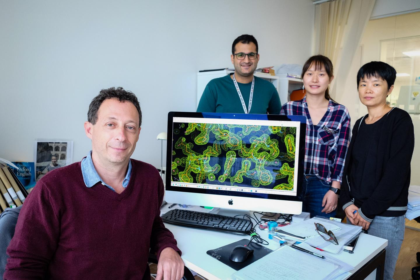 NTU Assoc Prof Julien Lescar, Dr Abbas El Sahili, PhD Student Ms Jia Huan and Dr Xinlei Qian
