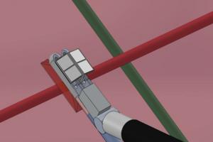 Illustration of the probe design and how it would scan blood vessels