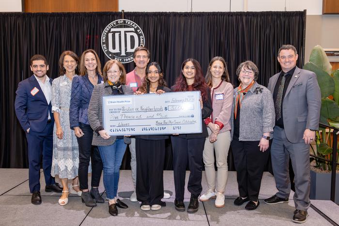 Award Recipients with Check