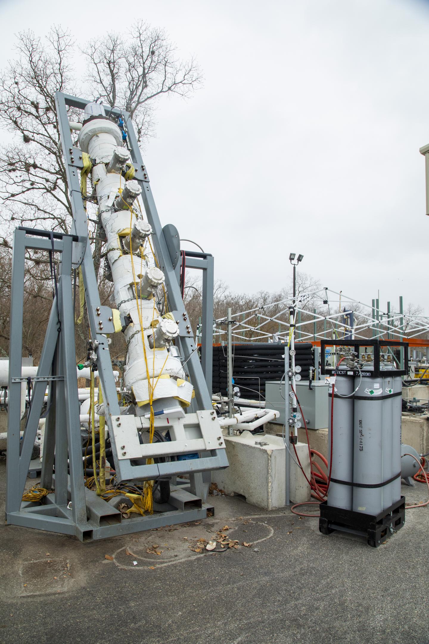 Gas Foam Test Stand