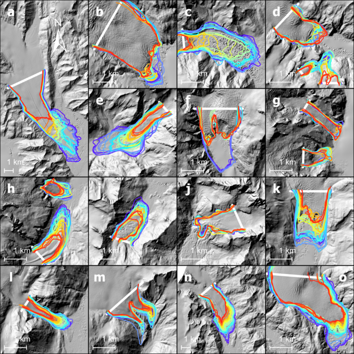 19 glaciers in Kenai Fjords National Park