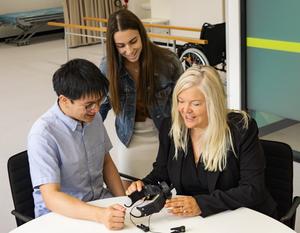 From left: Kevin Yi Chen, Lara Alexander, and Sylvia Gustin