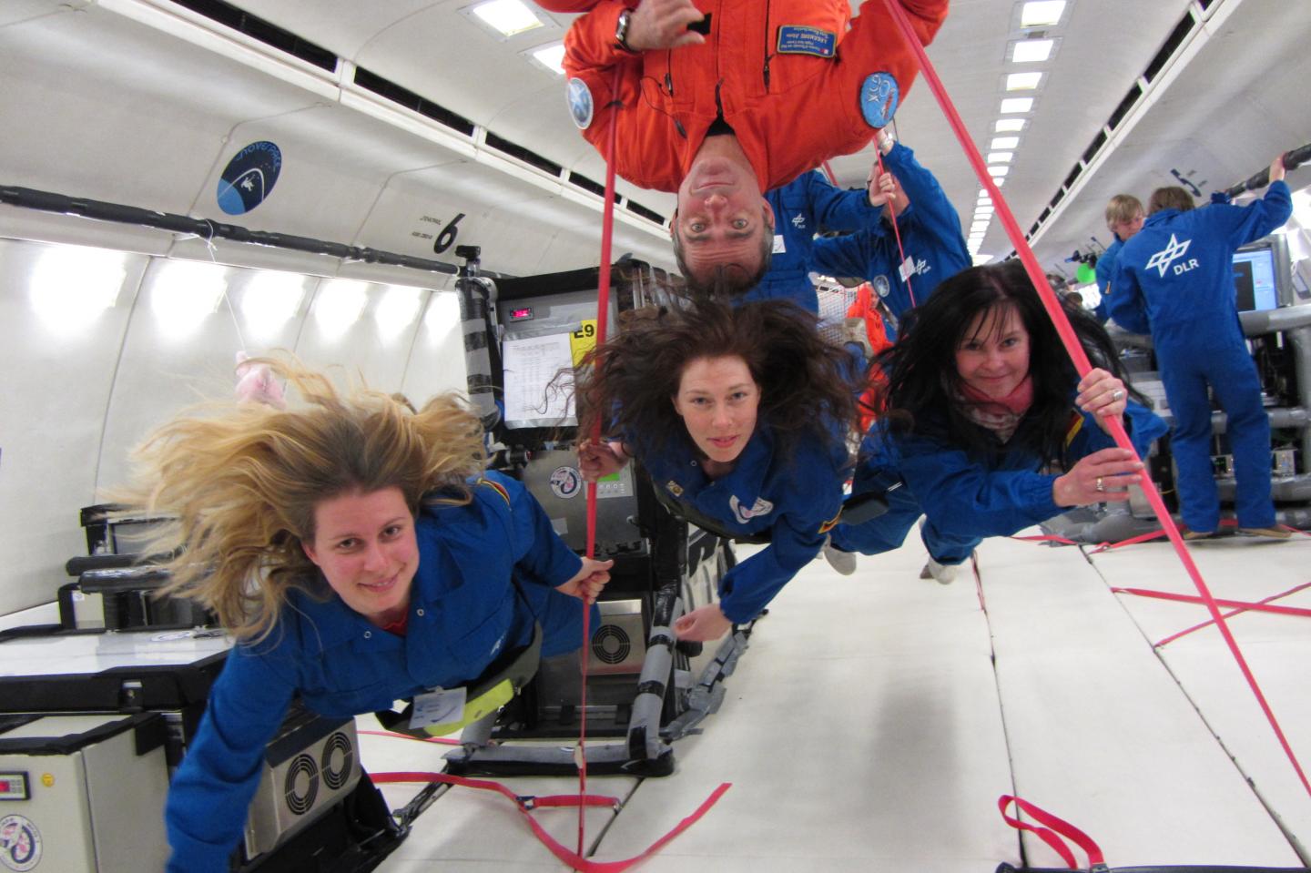 UZH Team in Zero Gravity