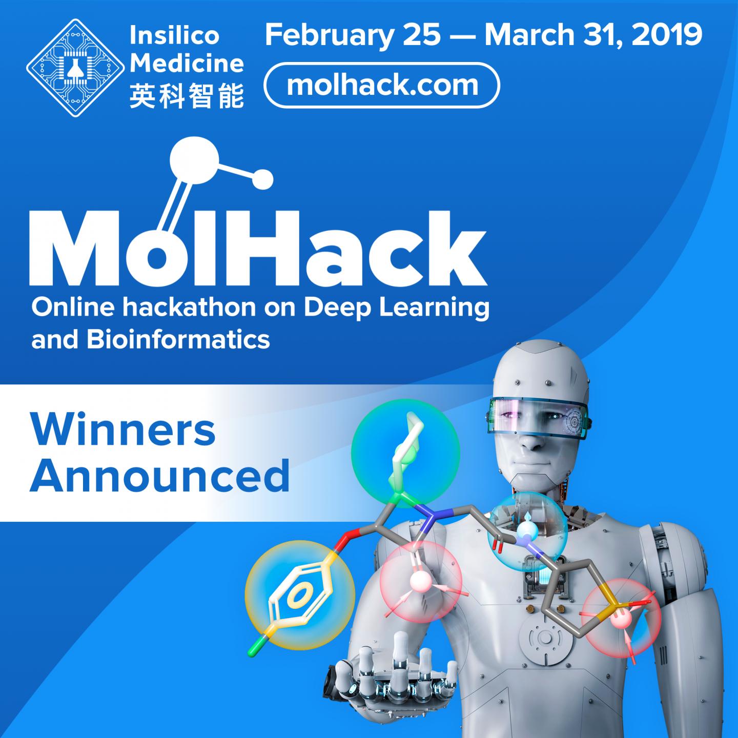 Insilico Medicine Unveils Top 3 Winners of MolHack 2019