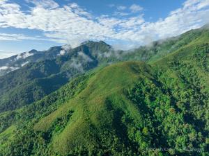 Landscape view of Yingku village in Arunachal Pradesh