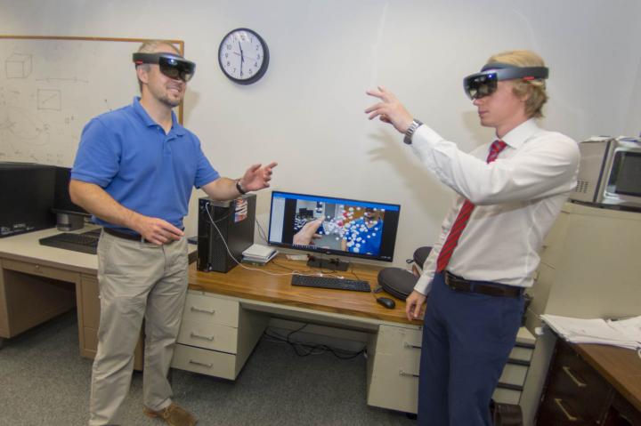 Exploring Complex Biological Networks with the Hololens