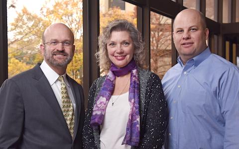 Dr. Steven Wolf, Dr. Kim Orth, and Dr. Ryan Huebinger, UT Southwestern Medical Center 