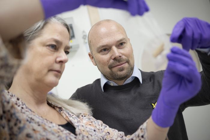 Helena Malmström and Mattias Jakobsson