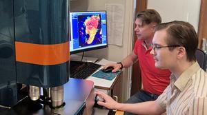 PhD student Joakim Lehrstrand and Professor Ulf Ahlgren
