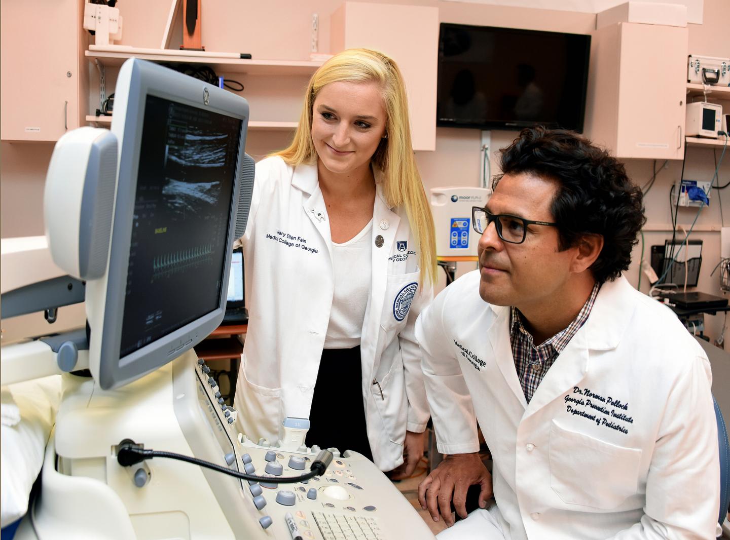 Mary Ellen Fain and Dr. Norman Pollock, Medical College of Georgia at Augusta University 