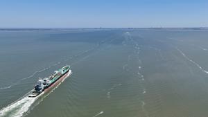 Galveston Bay by drone