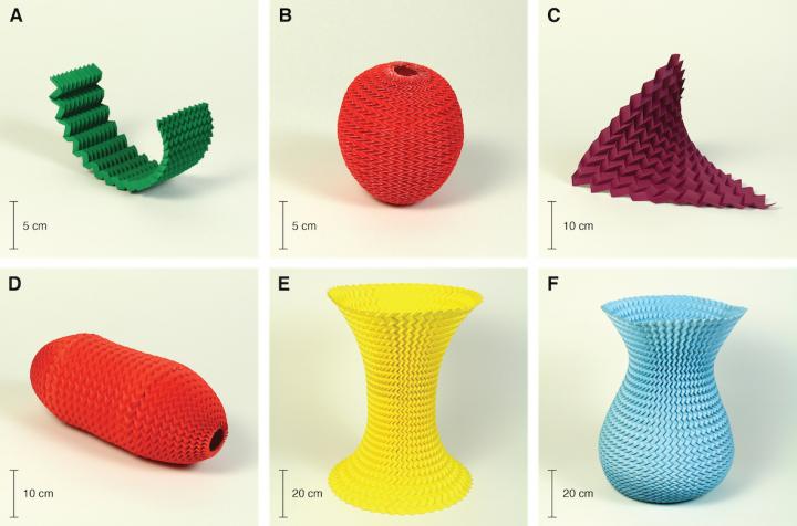 Various Shapes Made from Miura-ori Pattern