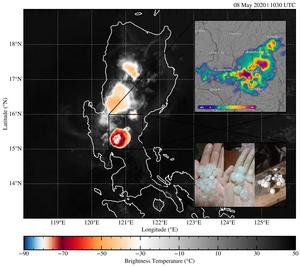 Landmark hail event in Cabiao, Nueva Ecija, Philippines