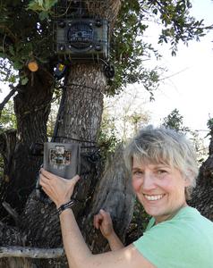 Zanette with automated camera-speaker system.