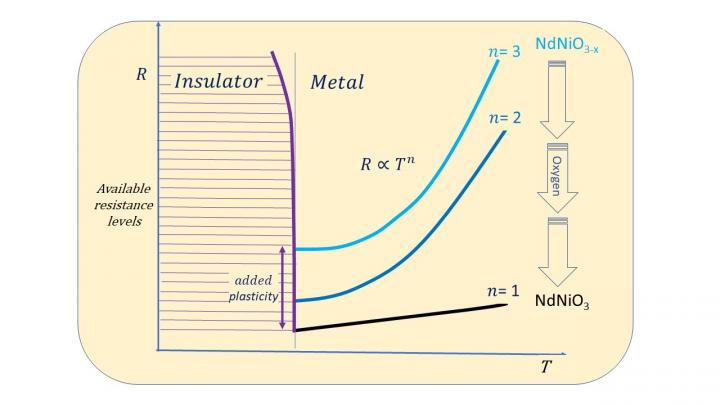 Illustration of Metal-Insulator Transition in Nickelates