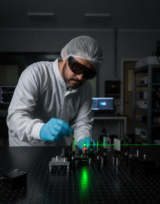 Experiment on optical bench