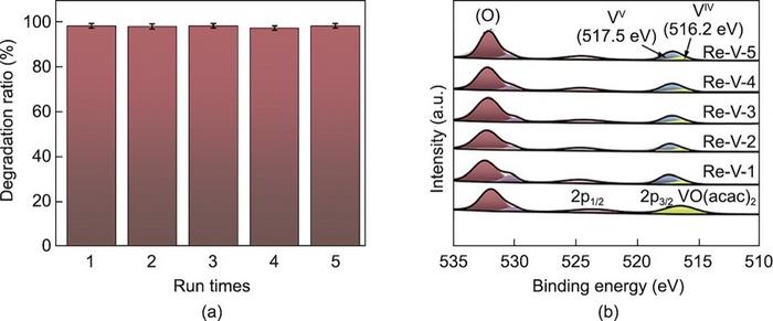 Recycling performance of the catalyst.