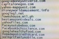 Examples of Combosquatted Domain Names