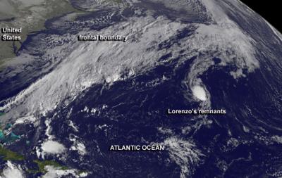 GOES Image of Lorenzo