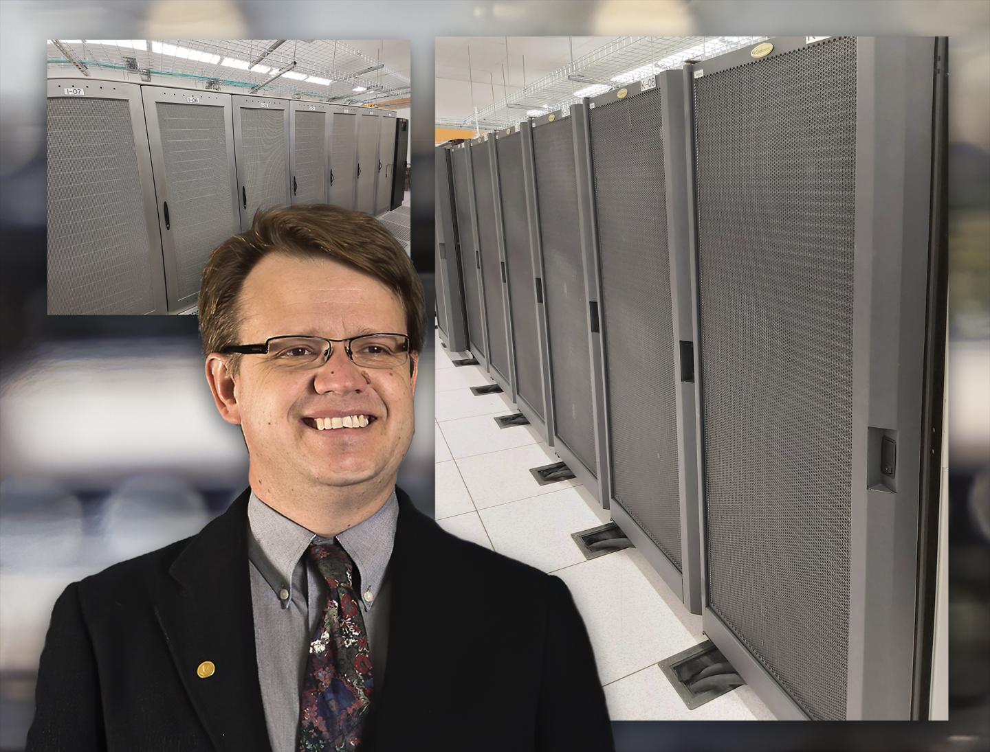 Bill Dorland with Stellar cluster