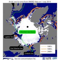Sea ice concentration