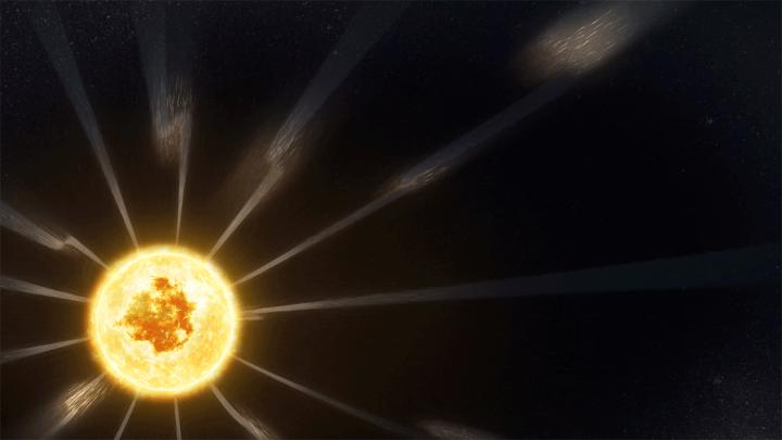 Solar switchback (animated GIF)