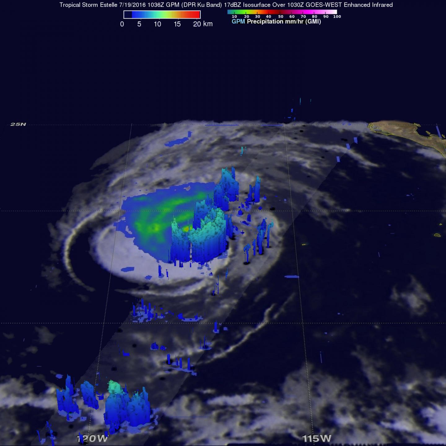 GPM Image of Estelle