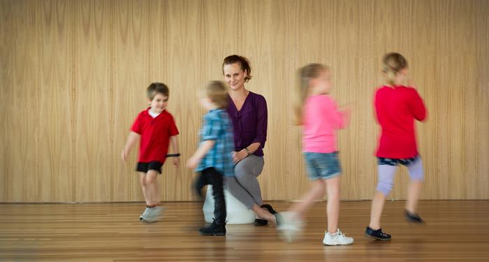 UniSC Professor of Education Kate Williams researching the children's program