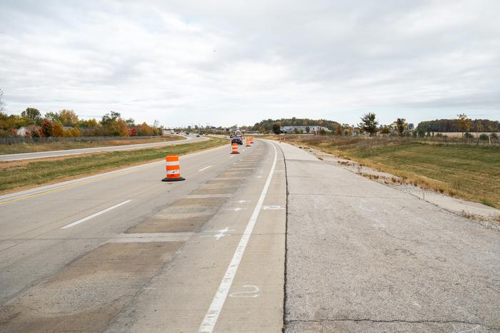 Electrified highway segment in Indiana