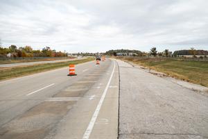 Electrified highway segment in Indiana