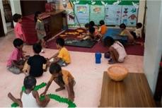 Mobile Daycare Centers for Children of Migrant Construction Workers, India