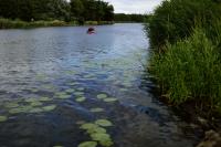 Canoe on the Peene River, Anklam, Germany