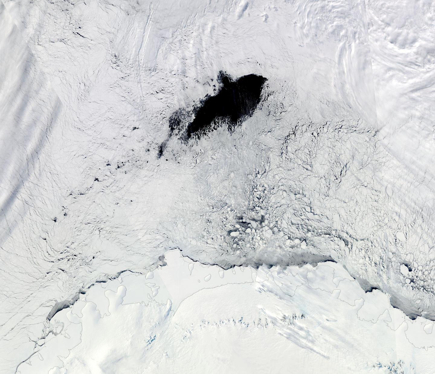 Sea Ice Hole
