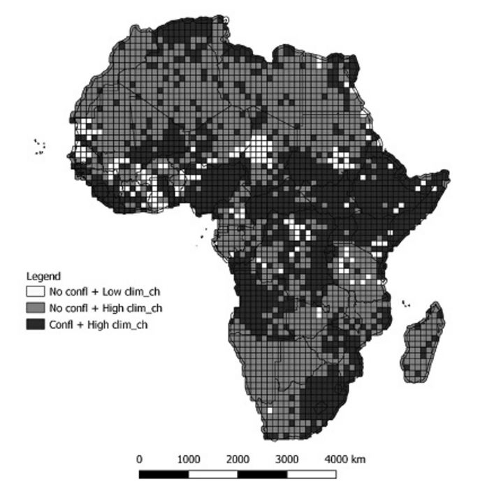 Climate change affects the likelihood of armed conflict