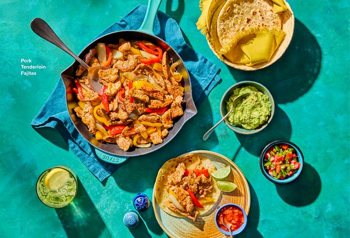 Pork Tenderloin Fajitas