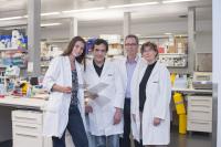 Dr. Delphine Merino, Dr. François Vaillant, Geoff Lindeman and Jane Visvader