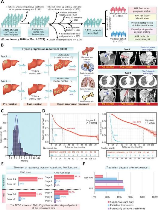 Characteristics of HPR and influence on patient prognosis.