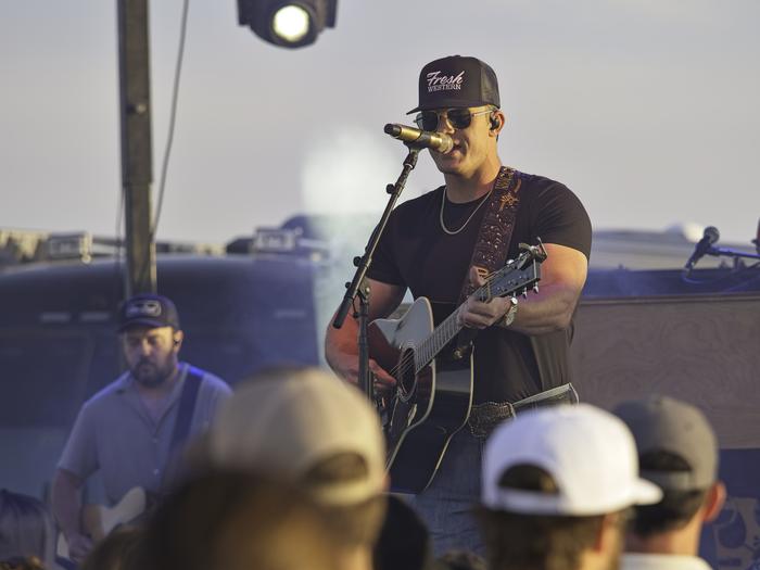 Parker McCollum performs at UT MD Anderson's Polo on the Prairie event on April 25, 2026.