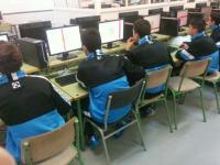 Athletes Performing Computerized Training at the University of Malaga