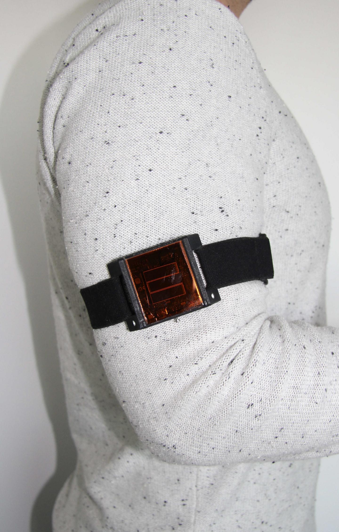 Solar Measurement Device Fixated on the Upper Arm