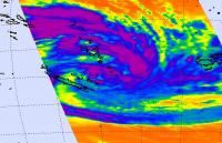 NASA AIRS Infrared View of Vania's Clouds