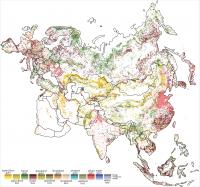 Maps of Europe and Asia