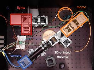 Components of the open-source epifluorescence microscope