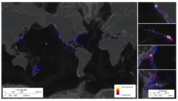 Deep-Sea Dive Activity, 1958-2024