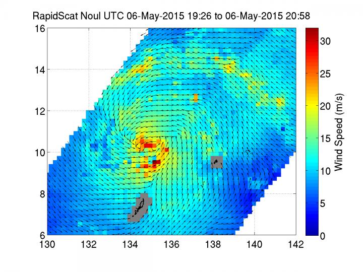 Rapidscat Image of Noul