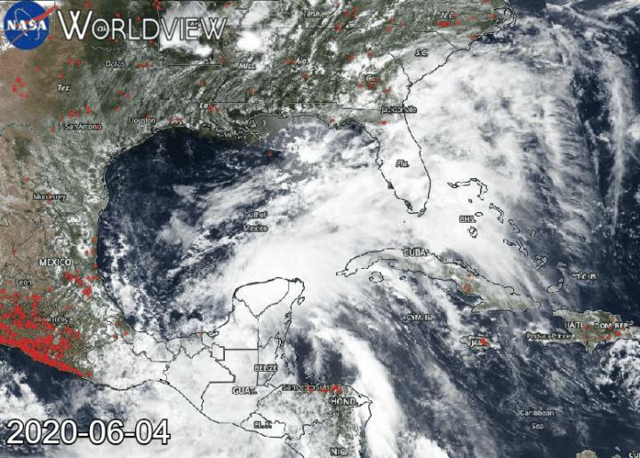 Suomi NPP animation of Cristobal