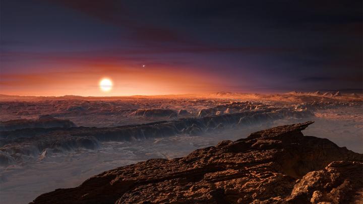 Illustration of Proxima b